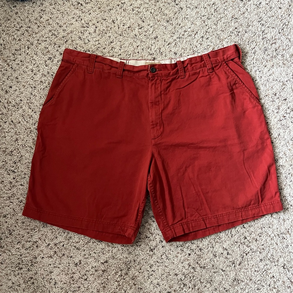 The Foundry Supply Co Chino Pants | Waist 48 | Red | 100% Cotton - Picture 6 of 13